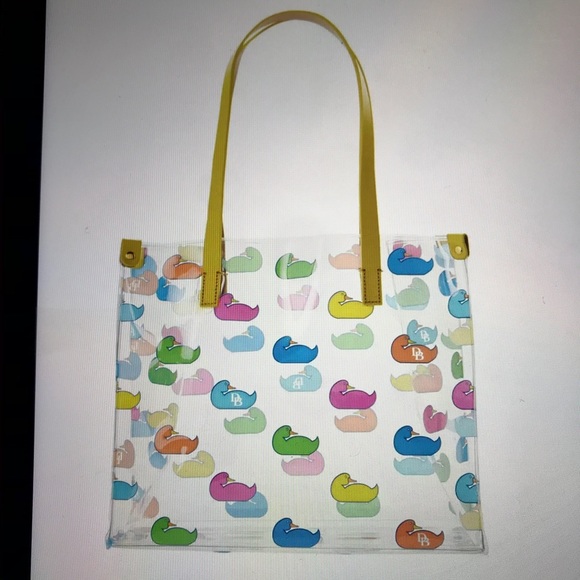 dooney and bourke clear shopper tote